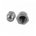 M6 Carbon Steel Din917 Low Type Grade 4 White Zinc- plated Stainless Steel 304 316 Hexagon Dome Nuts